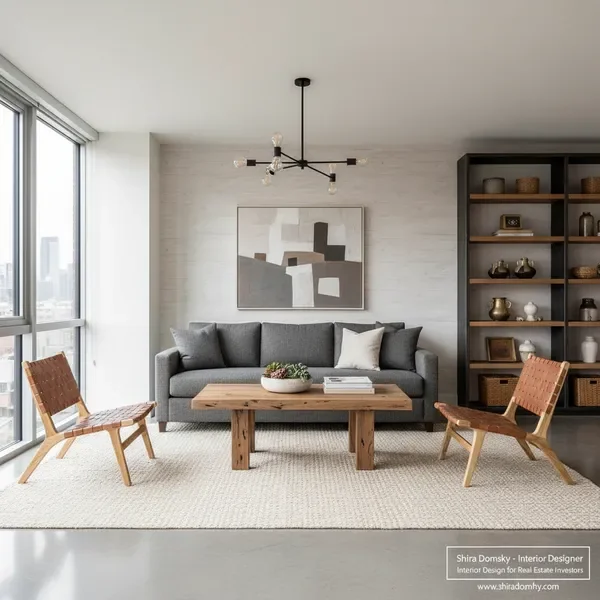 עיצוב פנים למשקיעי נדל״ן - דירה מעוצבת