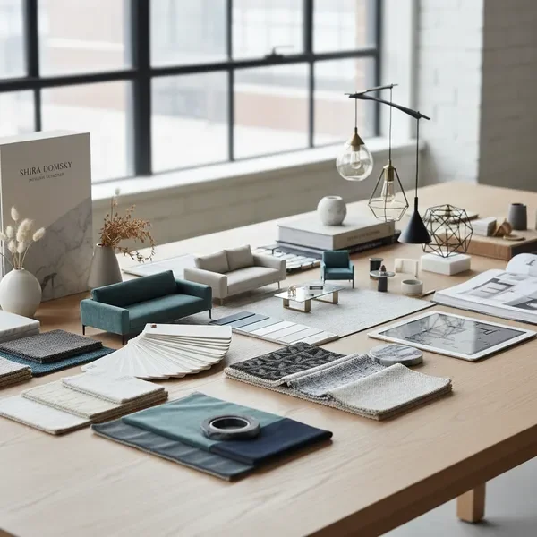 בחירת חומרים ואביזרים לעיצוב פנים